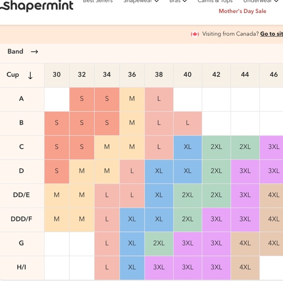 Shapermint Truekind® Daily Comfort Wireless Shaper Bra Sz 2XL in Chai - Picture 6 of 6